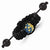 Swarovski Elements Atlanta Spirit Macrame Ring