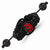 Swarovski Elements Lubbock Spirit Macrame Ring