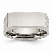 Stainless Steel 8mm Wedding Band