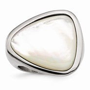 Stainless Steel Mother of Pearl Ring