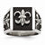 Stainless Steel Fleur de lis Ring