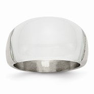 Stainless Steel 12mm Cat's Eye, Size 7, Jewelry Ring