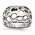 Stainless Steel Polished Circle Cut-out Ring