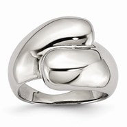 Stainless Steel Polished, Size 8, Jewelry Ring