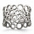 Stainless Steel Cut out Circles Polished Ring