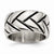 Stainless Steel Polished Braided Design Ring