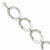 Stainless Steel Polished Ovals Bracelet