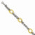Stainless Steel Polished & Yellow Ip-Plated Bracelet