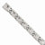 Stainless Steel Polished Fancy Scroll Link Bracelet
