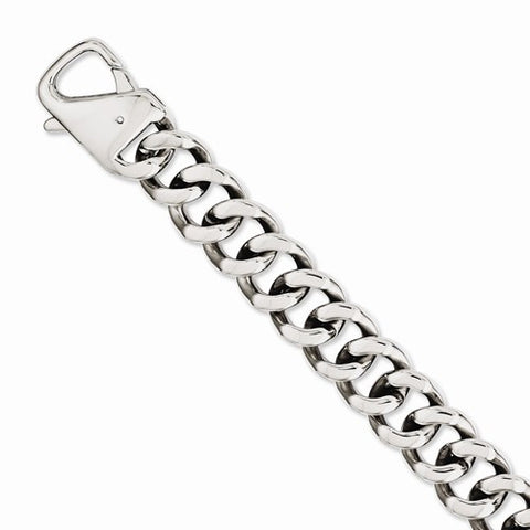 Stainless Steel Polished Heavy Link Bracelet