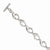 Stainless Steel Polished Fancy Link Toggle Bracelet