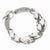 Stainless Steel Polished Swirl Toggle Bracelet
