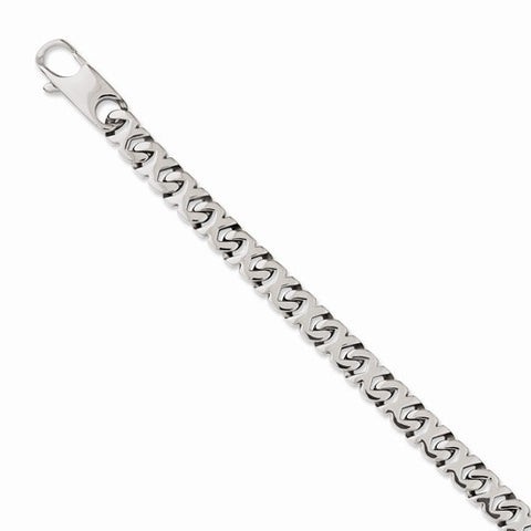 Stainless Steel Polished Fancy Xs Bracelet