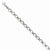 Stainless Steel Polished Ovals Bracelet