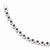 Stainless Steel Polished Black Cz Bracelet
