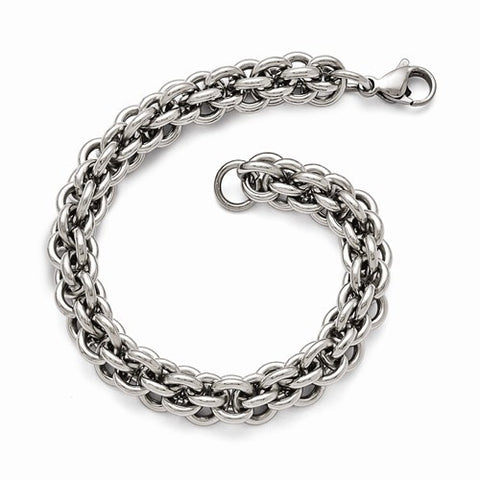 Stainless Steel Polished Fancy Link Bracelet