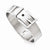 Stainless Steel Polished Hinged Buckle Bangle Bracelet