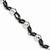 Stainless Steel Black Rubber Bracelet