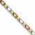 Stainless Steel Gold & Rose Ip-Plated Fancy Bracelet