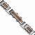 Stainless Steel Chocolate Ip-Plated Bracelet