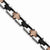 Stainless Steel Chocolate & Black Ip-Plated Bracelet