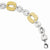 Stainless Steel Yellow Ip-Plated Square Link Bracelet