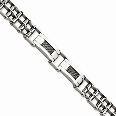 Stainless Steel Wire Polished Bracelet