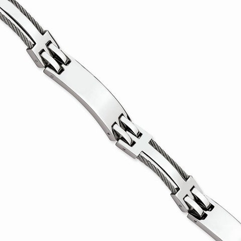 Stainless Steel Wire Polished Bracelet