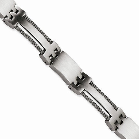 Stainless Steel Wire Brushed Bracelet