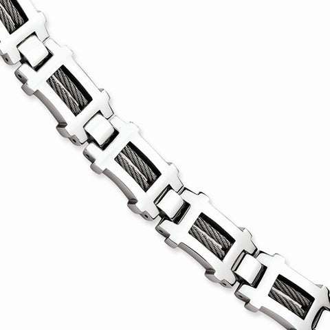 Stainless Steel Wire Polished Bracelet