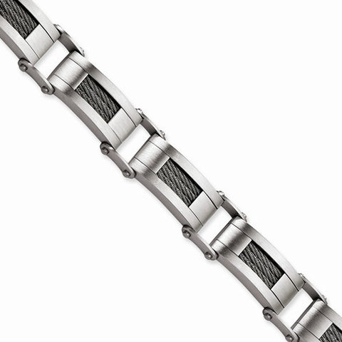 Stainless Steel Wire Brushed Bracelet