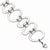 Stainless Steel Polished Ovals Bracelet