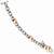 Stainless Steel Rose Ip-Plated with Hearts Bracelet
