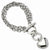Stainless Steel Polished Heart Bracelet