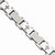 Stainless Steel Laser Cut Crosses Bracelet