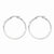 Stainle Steel 40mm Diameter Hoop Earrings