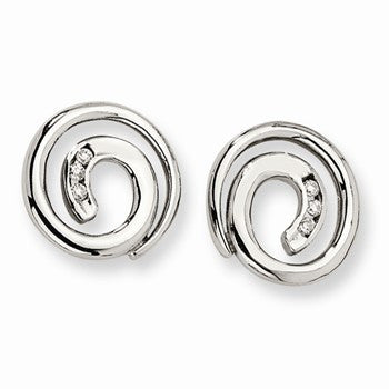 Stainle Steel CZ Earrings