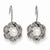 Stainle Steel Freshwater Cultured Pearl CZ Earrings