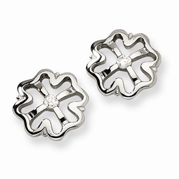 Stainle Steel CZ Earrings