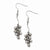 Stainle Steel Polished Beads Dangle Earrings