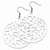 Stainle Steel Polished Fancy Cutout Earrings