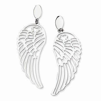 Stainle Steel Wing Post Earrings