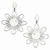 Stainle Steel Daisy Flower Post Earrings