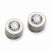 Stainle Steel Brushed CZ Post Earrings