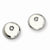 Stainle Steel Polished w/ CZ Round Post Earrings