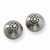 Stainle Steel Brushed w/ CZ Post Earrings