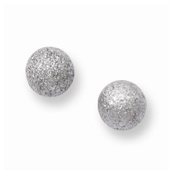 Stainle Steel Laser Cut 5mm Bead Post Earrings