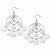 Stainle Steel Polished Circles Dangle Earrings
