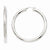 Stainle Steel Polished Hoops, Jewelry Earrings