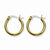 Stainle Steel Gold IP plated 19mm Hoop Earrings